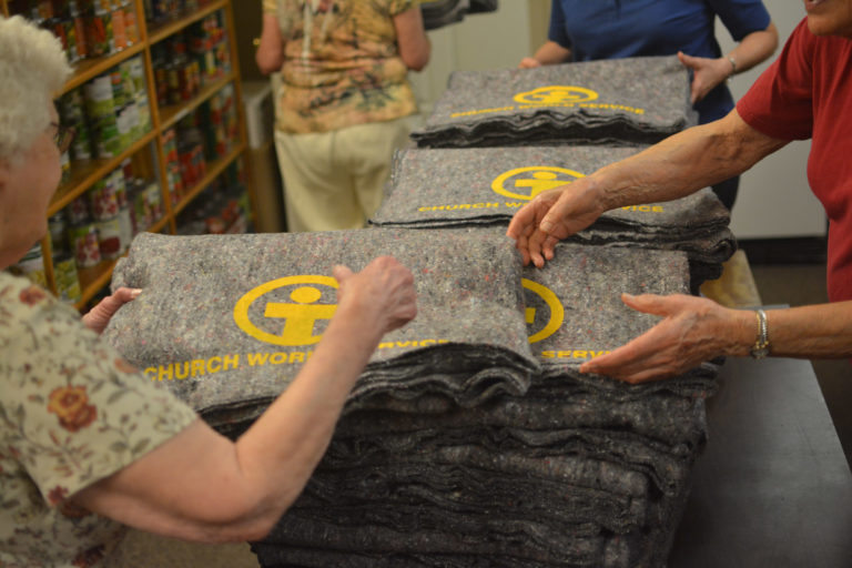 Church World Service Blankets Making a Difference in a Small Community